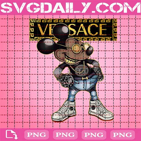 Versace Mickey Mouse Svg 